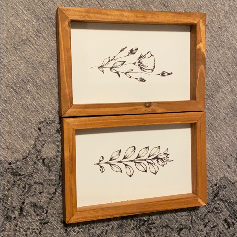 Decocrated spring floral prints